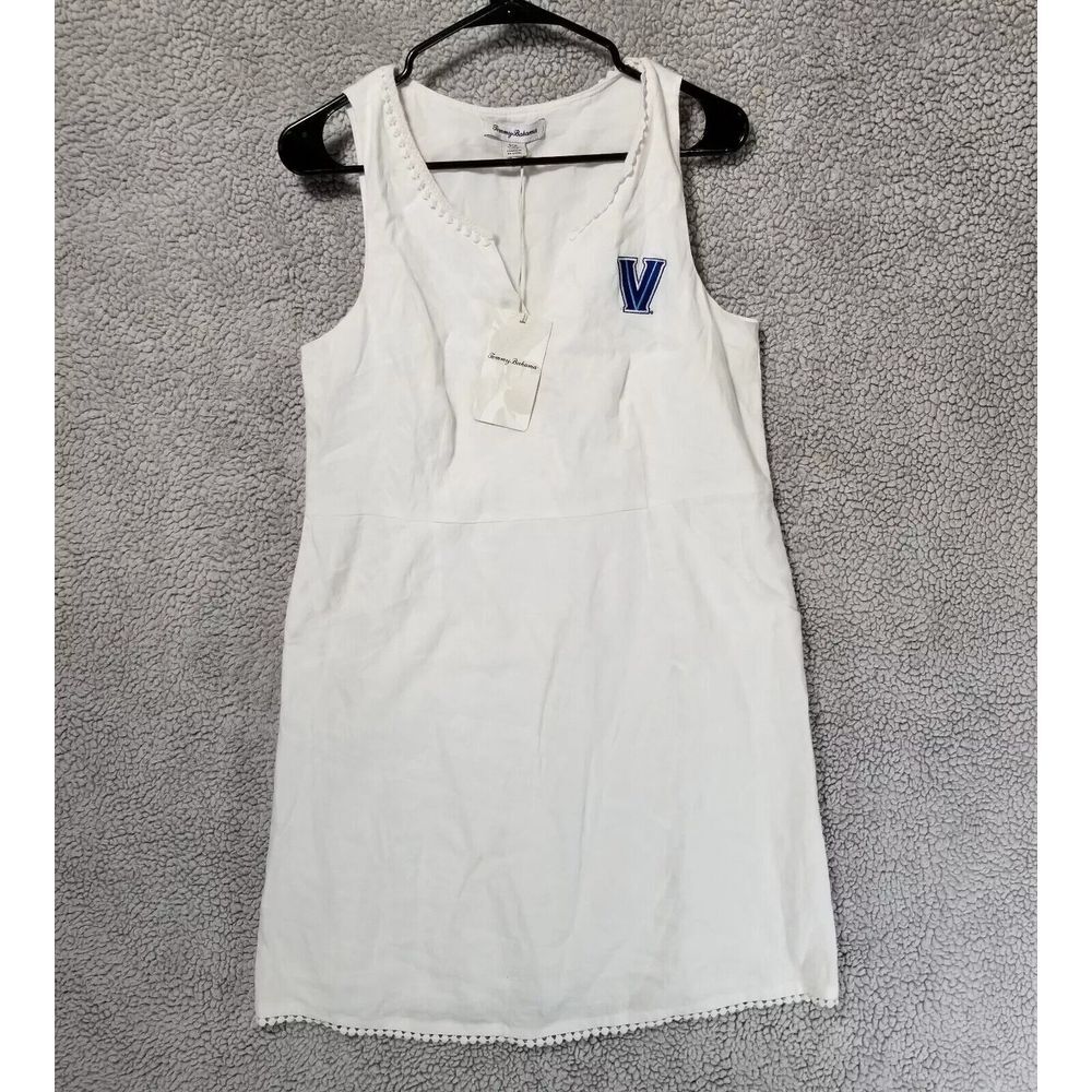 Tommy Bahama Villanova Two Palms Novelty Shift Dress‎ Womens Sz S Linen